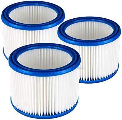 vhbw Filterset 3x Faltenfilter kompatibel mit Makita VC2012L, VC2511, VC2512L, VC3011L, VC3012L Nass- und Trockensauger - Filter, Patronenfilter – Bild 2
