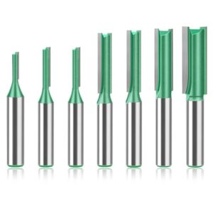 7 Stück Nutfräser 8mm Schaft, Holzfräser, Oberfräse Fräser, Oberfräse Zubehör, Fräser Für Oberfräse, Ø3mm,4mm,5mm,6mm,7mm,8mm,10mm, Fräsfräser Für Holzbearbeitung