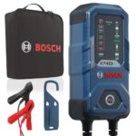 Bosch C40-Li Batterieladegerät, 5 Ampere, mit Erhaltungsladungs-Funktion - Autobatterie-Ladegerät für 6 V / 12 V Blei-Säure-, AGM-, EFB-, Gel-, SLI- Batterien sowie 12 V Lithium- (LiFePO4) Batterien