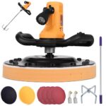 1680W Putzglättmaschine Ø380mm, 2in1 Rührwerk + Putzbearbeitungsmaschine 2800U/min Putzmaschine Handrührwerk Wandschleifer Wandglättungs Poliermaschine Betonglätter 6 Geschwindigkeit Wandglättmaschine