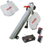 IKRA Akku 3in1 Laubbläser Laubsauger ICBV 2/20 inkl. 2X Akku, Doppel-Schnellladegerät & 2X Fangsack