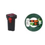 Güde 58493 Akkupack GAP 12-20 zu 58492 Akku Regenfasspumpe RFP 12-201-04 & Cellfast 10-100V Gartenschlauch, grün, 1/2“-20m