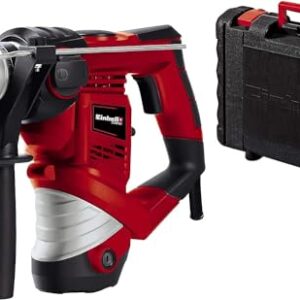 Einhell Bohrhammer TC-RH 900 (900 Watt, Bohren, Hammerbohren, Meißeln mit Meißelfixierung, Überlastrutschkupplung, pneumatisches Schlagwerk, SDS-plus-Werkzeugaufnahme)