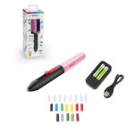 Bosch Akku Heißklebestift Gluey Cupcake Pink (mit 20 Klebesticks, im Karton)