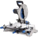 Evolution Gehrungssäge / Kappsäge S355MCS | 2,200 W Zug-Kapp-Gehrungssäge | Inkl. Ø 355 mm HM-Sägeblatt zum Schneiden von Baustahl | +/- 46˚ Gehrung, 3 Spannvorrichtungen, Metallsäge Elektrisch Säge