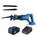 Scheppach Akku Säbelsäge BC-RS250-X | Hublänge 28mm | Hubzahl 0-3000min/1 | Schnitttiefe Holz 115mm | Sägeblattlänge 150mm | Brushless | 20V-IXES-Serie | 10 Jahre Garantie | mit 4Ah Akku & Ladegerät