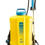 GLORIA Akku Rückensprüher Pro 1200 li-on | 12 l Drucksprüher für Pflanzenschutz & Unkrautvernichter | Bequeme Tragegurte | Gartenspritze ohne Pumpen | Kompatibel mit BOSCH 18V Akku, separat erhältlich