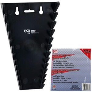 BGS 1176 | Halter für Maul-/Ringschlüssel | 12 Auflagen | für Wandmontage