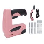 Greensen Elektrische Heftmaschine, Akku-Heftgerät mit 2000mAh Lithium-Ionen-Batterie für Heimwerker, Holzarbeiten, Polsterarbeiten, Bastelarbeiten, Projekte