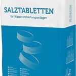 25 kg Sack Regeneriersalz Tabletten Siedesalz zur Wasserenthärtung für Wasserenthärtungsanlagen (99,9% NaCl) optimale und ohne Rückstände auflösend (1)