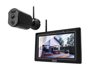 ABUS Überwachungskamera EasyLook BasicSet PPDF17000 mit 7" Touch-Monitor