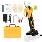 Akku Gartenschere für Makita, Elektrische Gartenschere Professionelle 21V Bürstenlosen Motor Akku Astschere, Drahtlose 35mm Mit LED-Batterieanzeige (Ohne Akku)