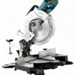 Professional Kapp und Gehrungssäge kompatibel mit Makita 18V Lithium-Akku (On Akku), Ø 210mm Sägeblatt, Kapp-Zugsäge Gehrungssäge mit Laser, 0-45° Schrägschnitte, Tischplatte aus Aluminium-Druckguss