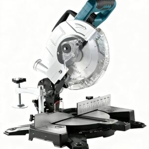 Professional Kapp und Gehrungssäge kompatibel mit Makita 18V Lithium-Akku (On Akku), Ø 210mm Sägeblatt, Kapp-Zugsäge Gehrungssäge mit Laser, 0-45° Schrägschnitte, Tischplatte aus Aluminium-Druckguss