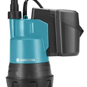 Set Klarwasser-Tauchpumpe 2000/2 Li-18, Inhalt: Klarwasser-Tauchpumpe, 18 V Akku und Ladegerät