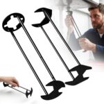 comenem 2 Stück Schraubenschlüssel Rohrzange, 2026 Neu Multifunktions-Spülenschlüssel Standhahnschlüssel, Armaturenschlüssel für Enge Räume Unter Waschbecken Geeignet für Küche und Badezimmer (2Pcs)