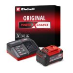 Original Einhell Starter Kit 5,2 Ah Akku und Fastcharger Power X-Change (Li-Ion, 18 V, 80 min Ladezeit, passend für alle Power X-Change Geräte)