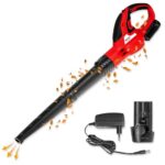 WALTER Akku-Laubbläser 12V Li-Ionen – Kompakter, leistungsstarker und regulierbarer Garten-Laubbläser | 140–200 km/h Luftstrom, 2.0 Ah Akku & Ladegerät inkl. | Perfekt für Gehwege, Terrassen & Einfahr