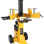 TEXAS Holzspalter 8t Brennholzspalter 8 Tonnen Spalter stehend 230V elektrisch 3500 Watt Power Split 820V | 8 Tonnen Spaltkraft | für Hart- und Weichholz geeignet | große stabile Räder