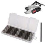 10 Stück Elektrohobel holz,Hobelmesser,Hobelmesser 82mm,Elektrohobel,Grundhobel,für Holzbearbeitungsmaschinen,(82 x 5.5 x 1.1 mm）