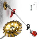 Betonschleifer für Makita 18V Akku, Langer Handgriff 700W Betonfräse mit Schutzhaube 180mm Diamantschleiftopf für Betonfräse Sanierungsfräse Mauerfräse Putzfräse