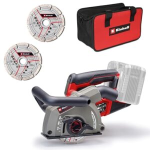 Einhell Professional Akku-Mauernutfräse TP-MA 36/30 Li BL - Solo Power X-Change (36 V, 1500 W, Schnittbreite bis 30 mm, Schnitttiefe bis 30 mm, inkl. 2x Diamant-Trennscheiben)