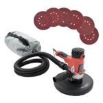 LAPOOH Trockenbau-Schleifmaschine mit Vakuumfunktion 1200 W, Schwingschleifer, Deltaschleifer, Schleifer, Handschleifmaschine, Multischleifer