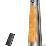 Dreo Heizlüfter Energiesparend, 2000W Elektrische Heizung mit Fernbedienung, 25 dB Leise,120° Oszillation, Thermostat, 5 Heizstufen & 3 Lüfterstufen, 7-facher Schutz, 12H Timer, PTC Keramik Heizlüfter