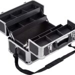 Meister Mehrzweckkoffer 355 x 240 x 225 mm - Viel Stauraum - Einteilbare Kleinteilfächer - Abschließbar - Inklusive 2 Schlüssel und Tragegurt, Kosmetikkoffer, Scherenkoffer, 9095040