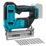 18GA Akku Nagler Set Kompatibel mit Makita 18V 2 in 1 Bürstenlose Nagelpistole/Klammerpistole mit 500 Nägeln und 500 Klammern, für Heimwerker, DIY, Holzbearbeitung