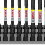 Bosch 8x PRO Torx Impact Bit (170 x 120 mm, Professional Zubehör Schraubendreher, Schraubendreher)