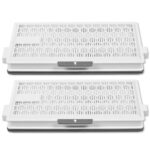 2 HEPA Airclean Plus 50 Filters für Miele Complete C3 Powerline, S8340 Staubsaugerfilter - Air Clean SF-HA 50 für Complete C2 C3 Compact C1 C2-2 Pack Staubsauger Ersatzteile Zubehör von KEEPOW