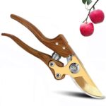 Gartenschere,Pflanzenschere aus japanischem SK5-Stahl,Garden Shears für die Gartenarbeit Heavy Duty,Trauben Kräuter Rose Blume Bäume Gras Schere,Professional Pruning Shears
