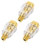 Kaimeilai 3 Stücke Ölschmierer Öler, Mini-Druckluftöler, Mini-Nebel-Öler, Druckluftöler, Nebelöler, In Line Druckluftwerkzeug, für pneumatische Werkzeug- und Luftverdichterrohre, Inline-Luftöler