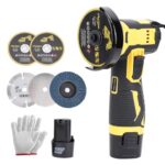 Mini Winkelschleifer,12V Akku Mini Flex 19500 rpm/76mm,Professional Mini Akku Winkelschleifer Set Geeignet zum Schneiden und Polieren