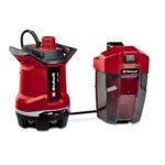 Einhell Akku-Schmutzwasserpumpe GE-DP 18/25 Li-Solo Power X-Change (18 V, 7.500 L/h Fördermenge, 5 m Förderhöhe, ECO- und BOOST-Modus, ohne Akku)
