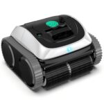 (Upgrade) WYBOT C1-01 Poolroboter für Einbau- Überbaupools, Akku: 150 Min, Laufzeit. 4-in-1 Poolroboter Akku Wand und Boden Reinigung bis 150m², Smart Navigation & App-Weiß&Hellgrün