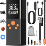 Elektrische Luftpumpe-Akku Luftpumpe Kompressor Pump Electric 150PSI 10000mAh Tragbarer Akku Kompressor mit Digitale LCD-Bildschirm Pressure