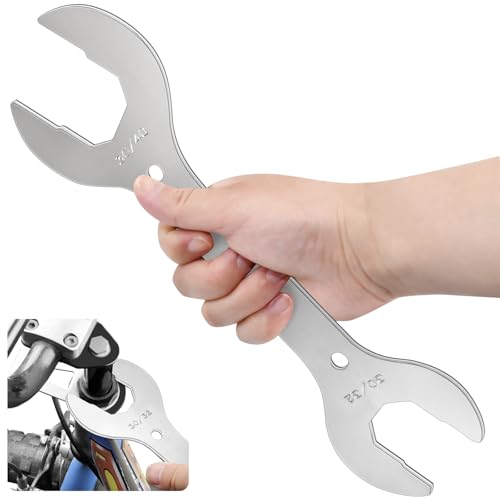PERFETSELL Schraubenschlüssel Fahrradlenker 30 32 36 40mm Maulschlüssel Fahrrad Lenker Stahl Multi-Head Fahrrad Headset Schraubenschlüssel Fahrrad Steuersatz Schlüssel Reparatur Werkzeug für Fahrrad