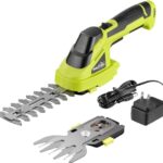 SnapFresh 2-in-1-Grasschere Akku und Heckenschere 7,2 V Akkulaufzeit: 60min Kabelloser Rasenschere Handgehaltene Strauchschere für den Garten, Tragbare, Leichte, Rasenschneider mit Ladegerät