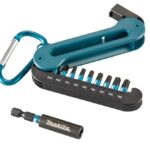 Makita E-15811 Impact Black Bit-Set 10-teilig mit Karabiner, PH, PZ, T Bits 25 mm