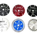 WELLERWERKZEUGE 6x Sägeblatt Trennscheiben Set Ø76x10mm für mini Akku Winkelschleifer 10,8V 12V für alle Materialien Tischkreissäge Kappsäge