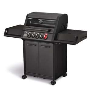 Enders® Gasgrill MONROE PRO 3 SIK TURBO SHADOW, 3-Brenner, Infrarot-Backburner, Seitenkocher, PanoVision Sicht, SWITCH GRID™ mit Sear Grate, HEAT RANGE™, 800 °C TURBO ZONE™, SIMPLE CLEAN™ #8381