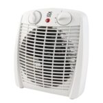 Tragbarer Heizlüfter mit 3-Stufen-Leistungsregelung (1000W/2000W/Kaltluft), Portabler Leiser Elektroheizkörper mit Überhitzungs- und Kippschutz, Klein Heater für Schlafzimmer, Büro & Bad