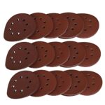 30 Stück 5 Zoll 125 mm Rundschleifpapier Achtloch-Schleifscheiben-Set 800-2000 Haken & amp; Schlaufen-Schleifpapier zum Polieren von Werkzeugen, 30 Stück, h