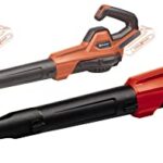 Einhell GE-ULB 18 Li E-Kit Power X-Change Universal Laubbläser (18V, Luftgeschwindigkeit 250km/h, 3-teiliges Rohr, elektr-Geschwindigkeitsregelung, mit LED-Anzeige, inkl. 2,0 Ah Akku und Ladegerät)