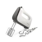 Philips Domestic Appliances HR3741/00 Handmixer, 450 W, 5 Geschwindigkeiten plus Turbo ,‎21.41 x 20.8 x 11.4 cm, weiß/schwarz