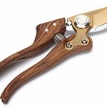 Horsvill Gartenschere, Pflanzenschere aus japanischem SK4-Stahl, Garden Shears für die Gartenarbeit Heavy Duty, Trauben Kräuter Rose Blume Bäume Gras Schere, Professional Pruning Shears