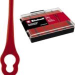 Original Einhell Ersatzmesser-Box (Rasentrimmer-Zubehör, passend für Akku-Rasentrimmer GE-CT 18 Li, GC-CT 18/24 Li und GC-CT 18/24 Li P, 50 Stück, inkl. Aufbewahrungsbox)