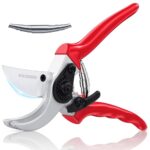 SOLODOTO Gartenschere – 4× schärfer, japanische SK5 Hochkohlenstoffstahlklinge, Bypass-Schneide, 25 mm Schnittdurchmesser, für trockenes, frisches Holz, doppelte Antihaft-Beschichtung, Rosenschere